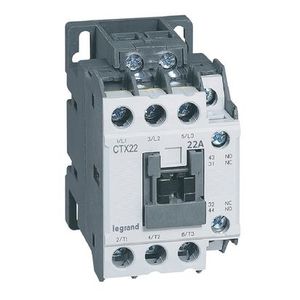 CONTACTOR   22A AC3 220Vac 1NA+1NC/CTX22 41611604 Legrand