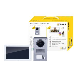 TIMBRE VIDEO PORTERO KIT CITOFONO 7 WIFI 220V MULTICLAVIJA 4094576 Vimar