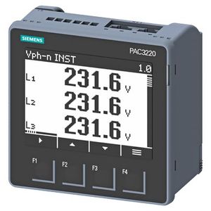 MEDIDOR MULTIFUNCION SENTRON PAC3220 MODBUS TCP 690/400V 2088893761 Siemens
