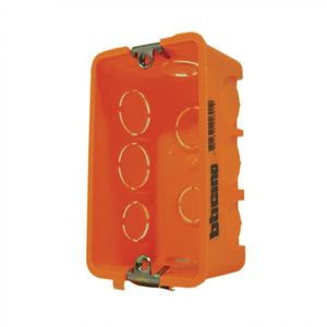 CAJA TABIQUERIA EMBUTIDA PLASTICO NARANJA 503T 117200502 Bticino