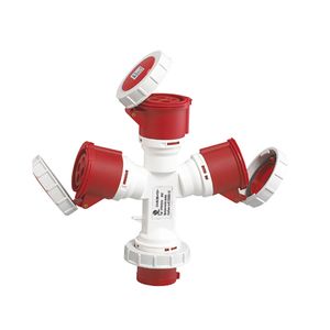 ADAPT IND MULT 3SAL 380V 32A 3P+T IP67 6403234 FNX