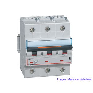 INTERRUPTOR MAGNETOTERMICO DX3 25KA CURVA D TRIPOLAR 40983804 Legrand