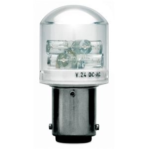 AMPOLLETA BA15D LED AMARILLA/NARANJA 110 A 120VCA 40241872 Lovato
