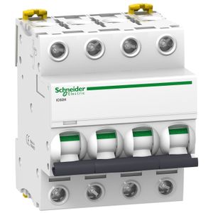 INTERRUPTOR TERMOMAGNETICO ACTI 9 IC60H, 4P, 16A, CURVA C, 15KA 8741659 Schneider Electric