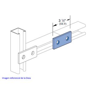 PLATINA RECTA 2 PERF P-1065 EG 339914036 Unistrut
