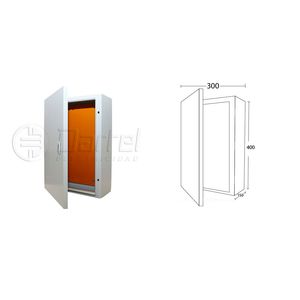 ARMARIO METALICO 400X300X150 IP66 COLOR RAL7035 110431534 FNX