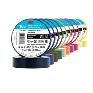 CINTA VINIL 19MM X 18M VERDE TEMFLEX 165 (ex 1500) 3M 218716609 3M