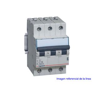 INTERRUPTOR MAGNETOTERMICO TX3 6000  CURVA C 63A TRIPOLAR 40362204 Legrand