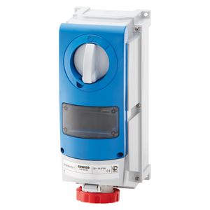 BASE VERTICAL INDUSTRIAL 400V 63A 3P+T  IP66 66873103 Gewiss