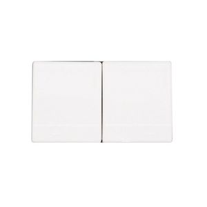 INTERRUPTOR DE TECLA DOBLE (9/12)/(9/24) 1,5 MODULOS Mï¿½TIX COLOR BLANCO 500315402 Bticino