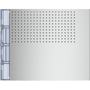 PLACA FRONTAL MODULO ALTAVOZ 1 PULSADOR PLATA 35101102 Legrand