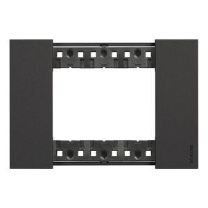 TAPA 3 MOD NEGRO KA4803KG108 Bticino
