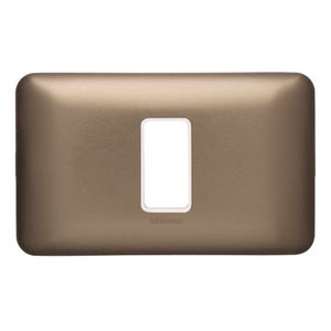 PLACA 1 MODULO MAGIC NEA COLOR TITANIO 97343102 Bticino