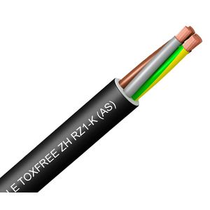 CABLE LIBRE DE HALOGENO RZ1-K 1KV 3x 2.5mm2 NEGRO 15331619