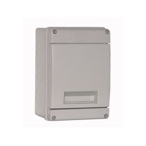 TABLEROS MODULAR PLASTICO SOBREPONER IP55 5 MODULOS DIN, PUERTA NO TRANSPARENTE, ART. 2221-D 11222105 Saime