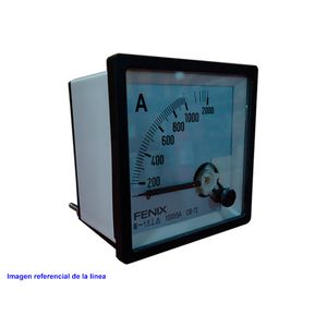 AMPERIMETRO PANEL ANALOGO 72x72 0-1600 USO CON TRANSFORMADOR 2004434 FNX