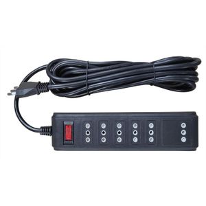 ALARGADOR MULTIPLE 6P 5MT NEGRO FNX 56403334 FNX