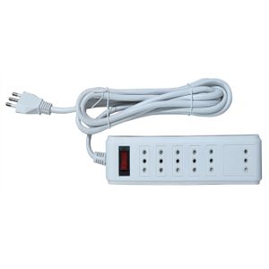 ALARGADOR MULTIPLE 6P 3MT BLANCO FNX 56403034 FNX