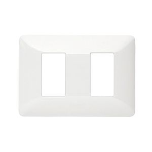 PLACA 3 MODULOS TECNOPOLIMERO MATIX COLOR BLANCO 97353202 Bticino