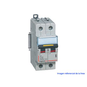 INTERRUPTOR MAGNETOTERMICO DX3 10000 CURVA C 16 KA  BIPOLAR 40919704 Legrand