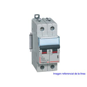 INTERRUPTOR MAGNETOTERMICO DX3 10000 CURVA B 16 KA BIPOLAR 40893604 Legrand