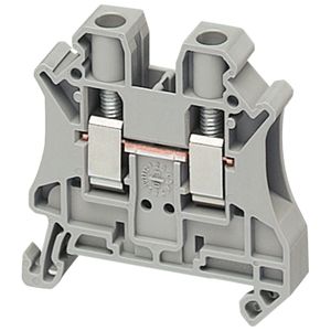 BORNE DE CONEXION TORNILLO -  2 PUNTOS - 6MM - GRIS 20248159 Schneider Electric