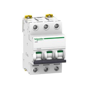 INTERRUPTOR TERMOMAGNETICO ACTI 9 IC60N, 3P, 25A, CURVA B, 10KA 7632559 Schneider Electric