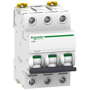 INTERRUPTOR TERMOMAGNETICO ACTI 9 IC60N, 3P, 32A, CURVA C, 10 KA 7733259 Schneider Electric