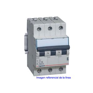 INTERRUPTOR MAGNETOTERMICO DX3 6000 CURVA C 10 KA TRIPOLAR 40786504 Legrand