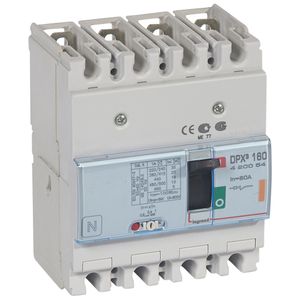 Interruptores DPX 160 MAG. 4P 80A 25KA 42005404 Legrand