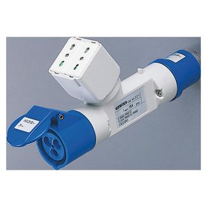ADAPTADOR IND MULT 2 SAL 16A 220V 2P+T 64221103 Gewiss