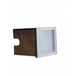 FOCO EMBUTIDO LED PARA PISO CUADRADO 40X45MM 8W 3K IP67 BLANCO 278609825 Darlux