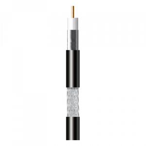 CABLE COAXIAL (RG6) T-100 PE FCA CLASE A 16PATC 1,134,76,6MM NEGRO Televes 212501146 Televes