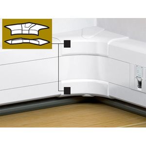 ANGULO INTERNO DLP  SANP ON 50 X 105 MM 7562204 Legrand
