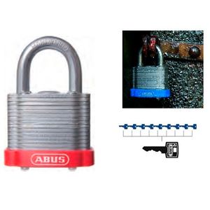 CANDADO ACERO LAMINADO 41/40 KAEE0135 ROJO 178511621 Abus