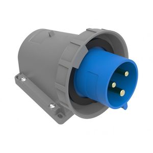 ENCHUFE INDUSTRIAL IP67, LIBRE DE HALOGENOS, MACHO SOBREPUESTO, 220, 32A, 2P+T, BEMIS 6512035 Bemis