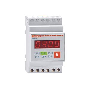 VOLTIMETRO DIGITAL TRIFASICO, MONTAJE DIN, LOVATO DMK70 208923872 Lovato