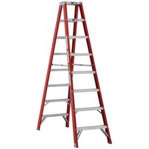 ESCALERA TIJERA F/VIDRIO DOBLE ACCESO 2.43 MT 225 KG 1625284 Cuprum