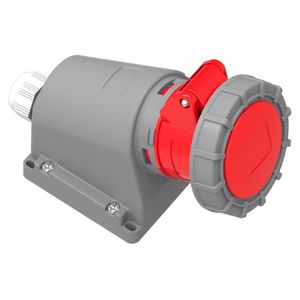 ENCHUFE INDUSTRIAL IP67, LIBRE DE HALOGENOS, HEMBRA SOBREPUESTA, 380V, 16A, 3P+T, BEMIS 6110435 Bemis