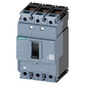 Interruptor automatico 3vm1 iec frame 160 icu=36 ka  415v 3 polos 4332461 Siemens