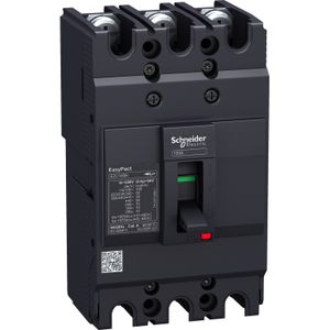 INTERRUPTOR FIJO SIN REGULACION EASYPACT EZC100 80A 3P 30KA UNIDAD TMD 28341659 Schneider Electric