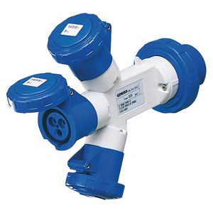 ADAPTADOR IND MULT 3 SAL 32A 230V 2P+T 1 64062103 Gewiss
