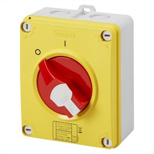 INT ROTATORIO S/P 3P   32A  IP65 M/ROJA 70435103 Gewiss