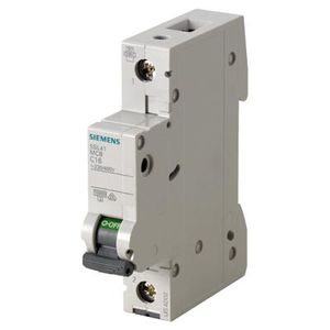 Automï¿½tico magnetotï¿½rmico 230/400V 10kA, 1 polo, C, 6A 7710661 Siemens