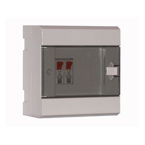 TABLERO MODULAR PLASTICO DE SOBREPONER IP41, PARA 5 MODULOS DIN PUERTA TRANSPARENTE ART. 6922-D 11692205 Saime