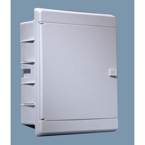 TABLERO MODULAR PLASTICO DE EMBUTIR IP40 PARA 12 MODULOS DIN PUERTA NO TRANSPARENTE ART. 6541-D 11654105 Saime