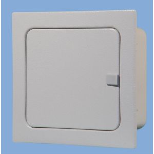 TABLERO MODULAR METALICO EMBUTIR 6 MODULOS DIN CAJA CON CIZALLES ART. 6041-D 11604105 Saime