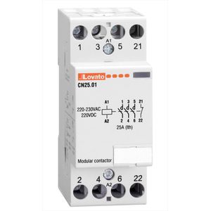 CONTACTOR MODULAR TETRAPOLAR 32A AC1 220VcA 3PNA+1PNC 204472 Lovato