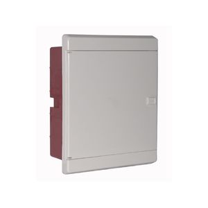 TABLERO MODULAR PLASTICO DE EMBUTIR IP40 PARA 8 MODULOS DIN PUERTA NO TRANSPARENTE ART. 6521-D 11652105 Saime