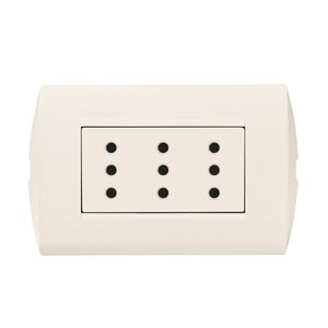 ENCHUFE HEMBRA TRIPLE MODUS STYLE ARMADA COLOR MARFIL 211352302 Bticino